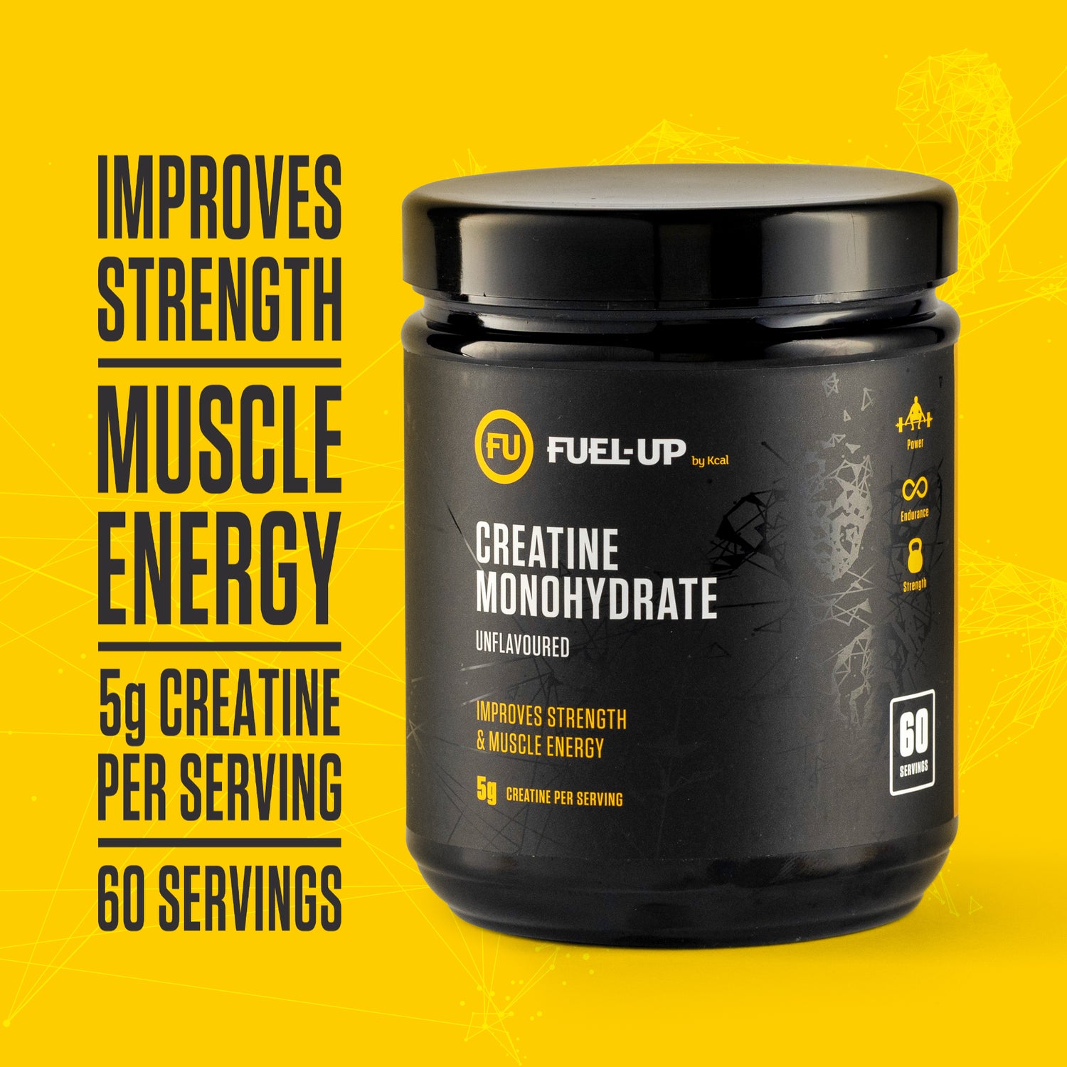 Creatine Monohydrate - Unflavoured - 300 g (0.66 lbs)