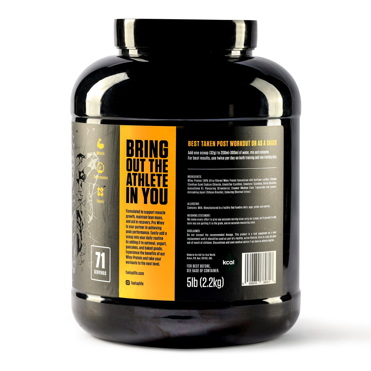 Pro Whey Protein - Strawberry Milkshake - 2.2 kg (5 lbs)