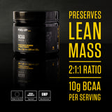 Jar of Peach Ice Tea Flavour BCAA from Fuel-Up by Kcal