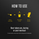 Instructions on how to consume BCAA powder