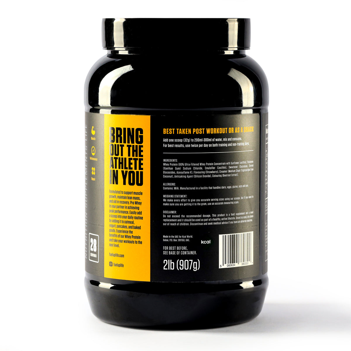 Pro Whey Protein - Strawberry Milkshake - 907 g (2 lbs)